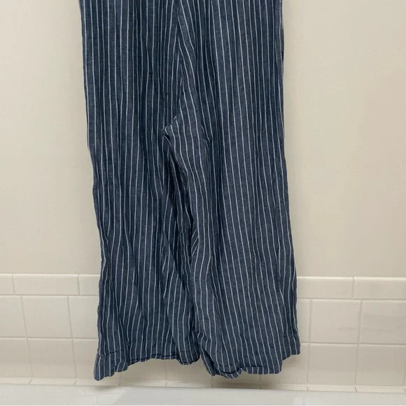 Rachel Zoe Navy Striped Jumpsuit Women 4 - Picture 8 of 10
